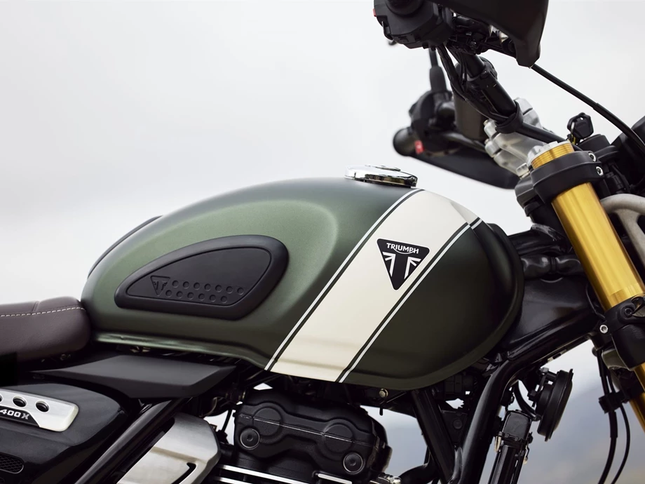 Verleihmotorrad Triumph Scrambler 400 X vom Händler Motorradhaus Borchardt Bild 9: Verleihmotorrad Triumph Scrambler 400 X vom Händler Motorradhaus Borchardt