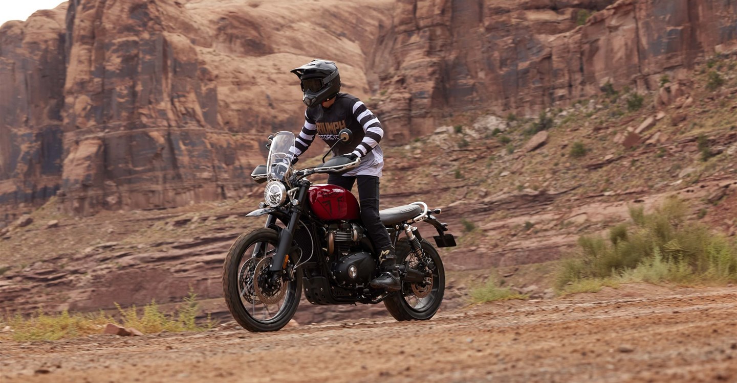 Verleihmotorrad Triumph Scrambler 1200 X vom Händler Motorrad Dirnberger GmbH & Co. KG