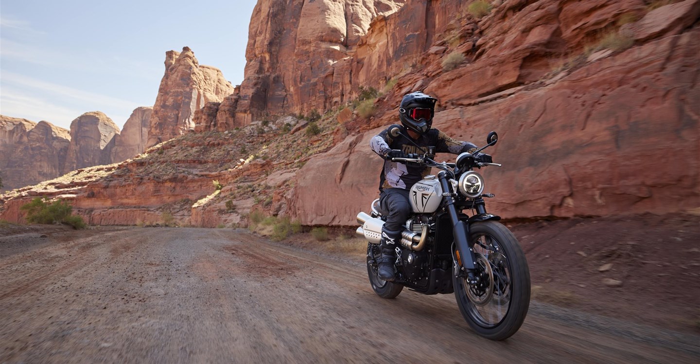 Verleihmotorrad Triumph Scrambler 1200 X vom Händler Motorrad Dirnberger GmbH & Co. KG