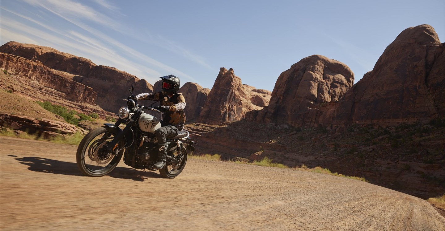 Verleihmotorrad Triumph Scrambler 1200 X vom Händler Motorrad Dirnberger GmbH & Co. KG