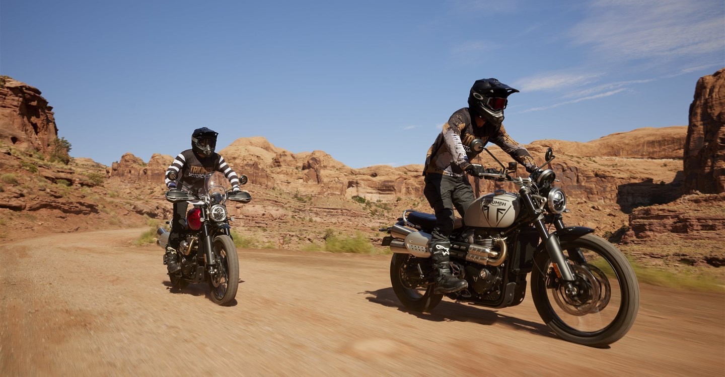 Verleihmotorrad Triumph Scrambler 1200 X vom Händler Motorrad Dirnberger GmbH & Co. KG
