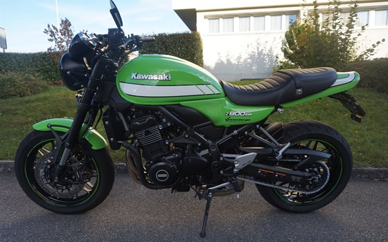Verleihmotorrad Kawasaki Z900 RS vom Händler Eichenberger Zweirad-Sport - Bild 1 Verleihmotorrad Kawasaki Z900 RS vom Händler Eichenberger Zweirad-Sport - Bild 1