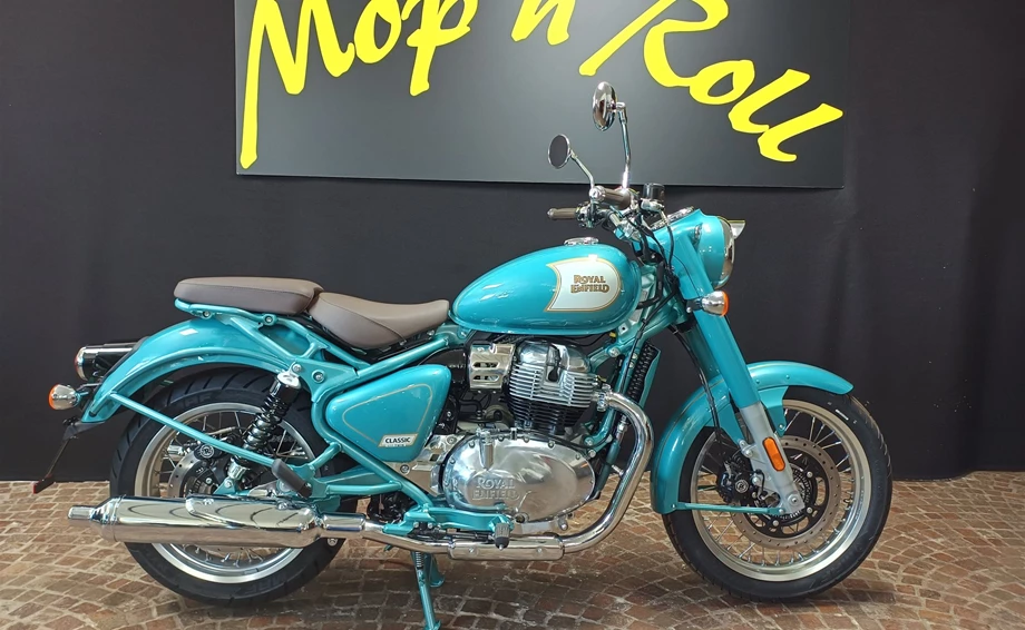 Verleihmotorrad Royal Enfield Classic 650 vom Händler Mop ´n Roll GmbH Bild 1: Verleihmotorrad Royal Enfield Classic 650 vom Händler Mop ´n Roll GmbH