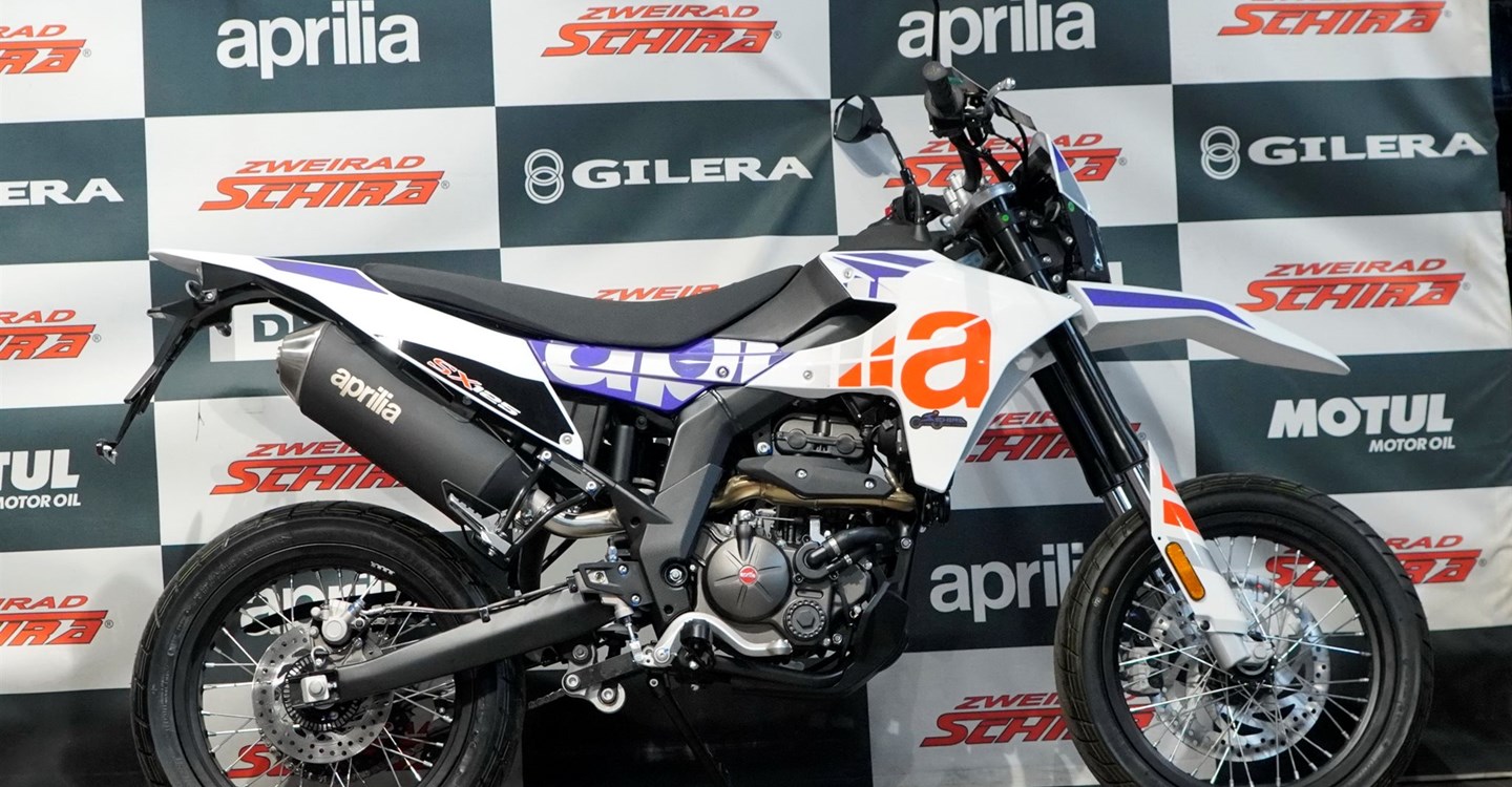 Verleihmotorrad Aprilia SX 125 vom Händler Zweirad Schira Inh. Uwe Schütze e.K.