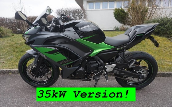 Verleihmotorrad Kawasaki Ninja 650 vom Händler Eichenberger Zweirad-Sport - Bild 1 Verleihmotorrad Kawasaki Ninja 650 vom Händler Eichenberger Zweirad-Sport - Bild 1