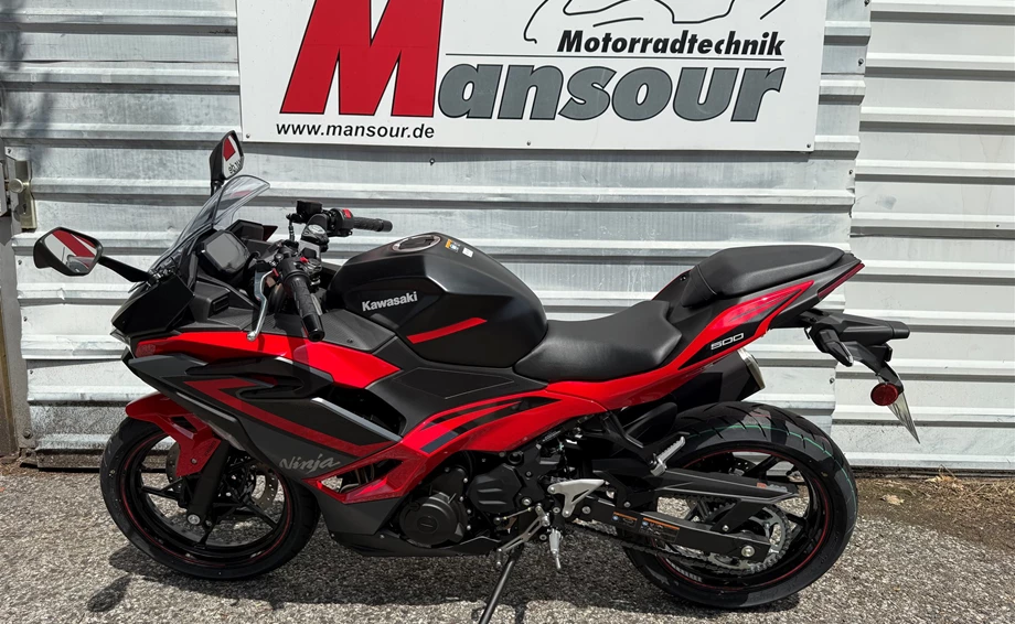 Verleihmotorrad Kawasaki Ninja 500 SE vom Händler Mansour Motorradtechnik Bild 3: Verleihmotorrad Kawasaki Ninja 500 SE vom Händler Mansour Motorradtechnik