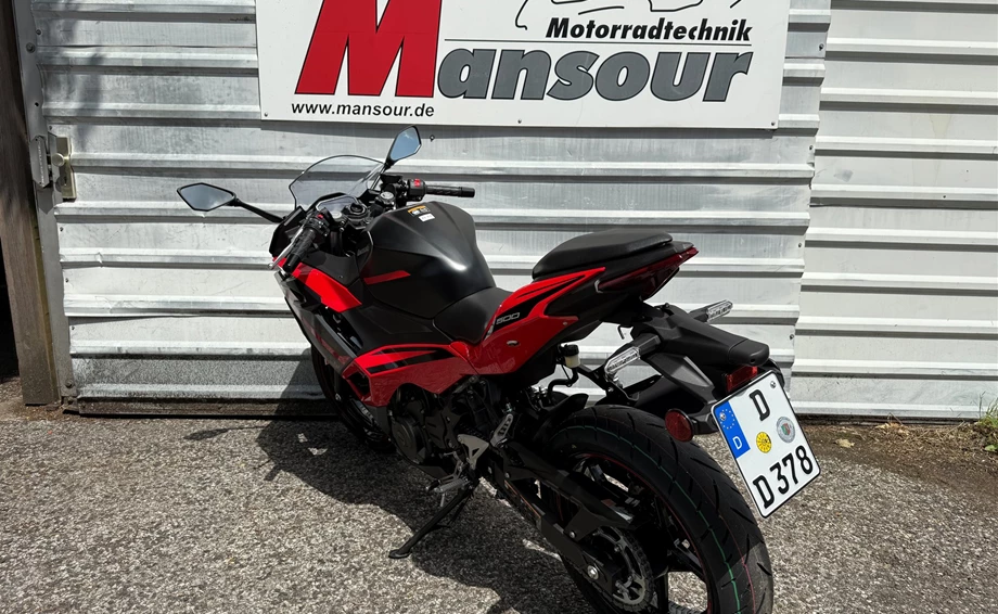 Verleihmotorrad Kawasaki Ninja 500 SE vom Händler Mansour Motorradtechnik Bild 4: Verleihmotorrad Kawasaki Ninja 500 SE vom Händler Mansour Motorradtechnik