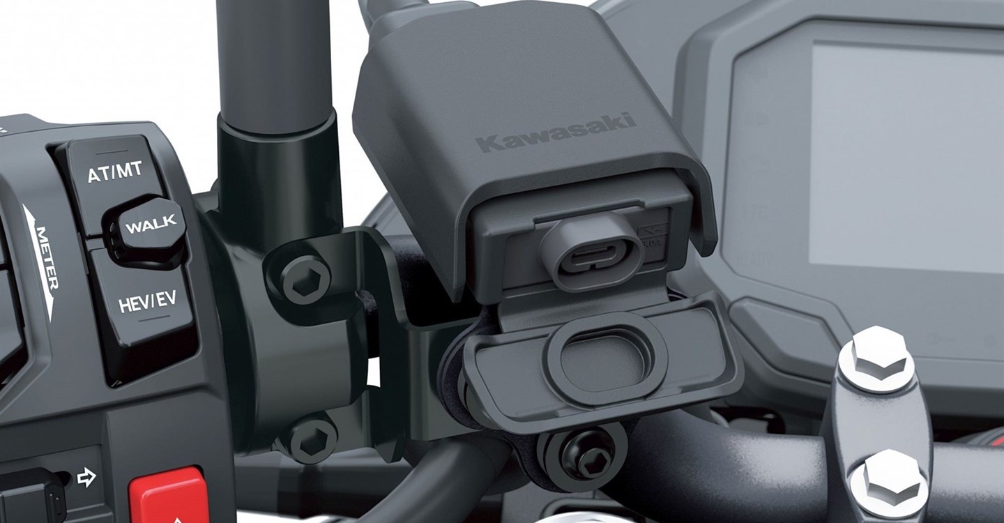 Verleihmotorrad Kawasaki Z7 Hybrid vom Händler Motorradtechnik Geenen GmbH