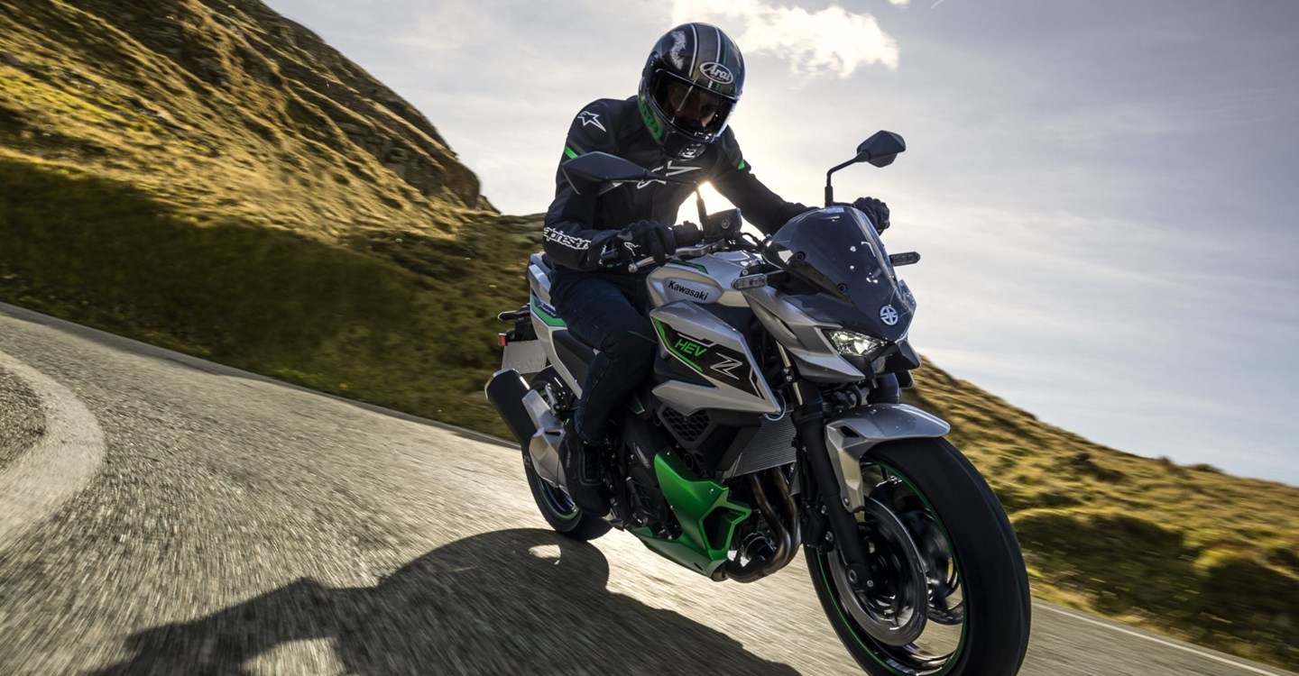 Verleihmotorrad Kawasaki Z7 Hybrid vom Händler Motorradtechnik Geenen GmbH