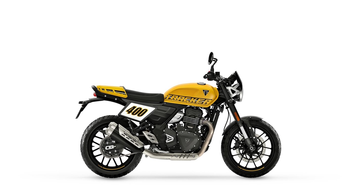 Verleihmotorrad Triumph Tracker 400 vom Händler Zweirad-Center Nuber GmbH