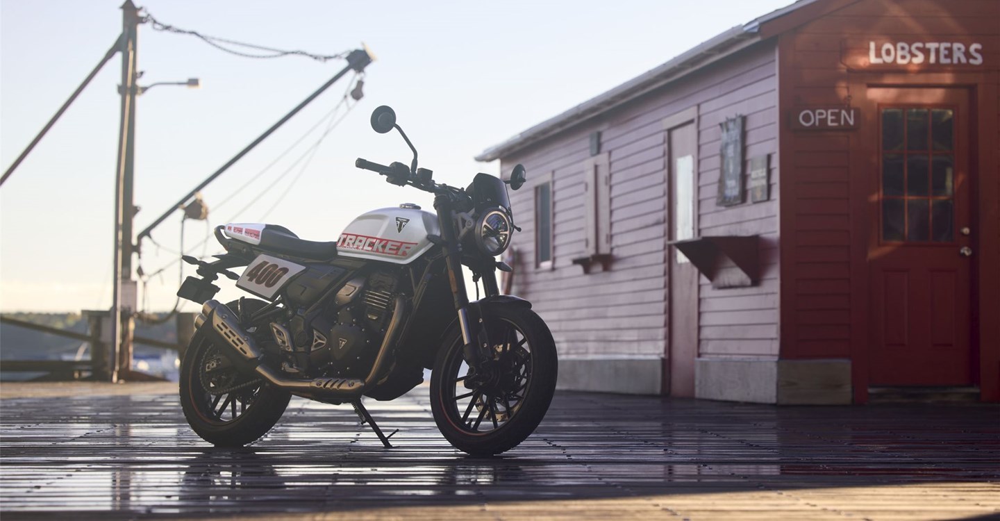 Verleihmotorrad Triumph Tracker 400 vom Händler Zweirad-Center Nuber GmbH