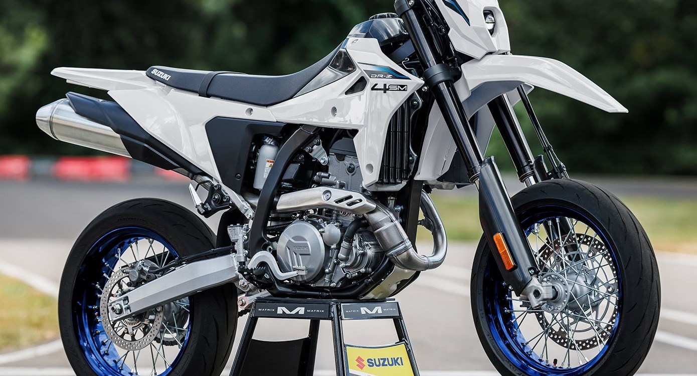 Verleihmotorrad Suzuki DR-Z 400 SM vom Händler BKM Bikes Handels GmbH