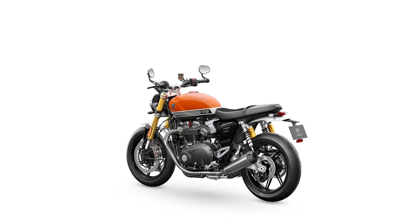 Verleihmotorrad Triumph Speed Twin 1200 RS vom Händler Warm Up Zweiradtechnik GmbH