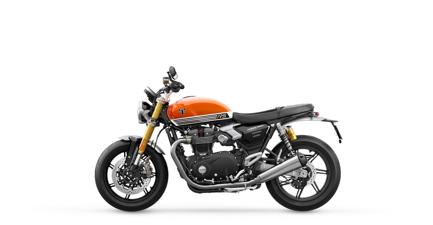 Verleihmotorrad Triumph Speed Twin 1200 RS vom Händler Warm Up Zweiradtechnik GmbH