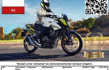 Leihmotorrad Honda CB500 Hornet E-Clutch
