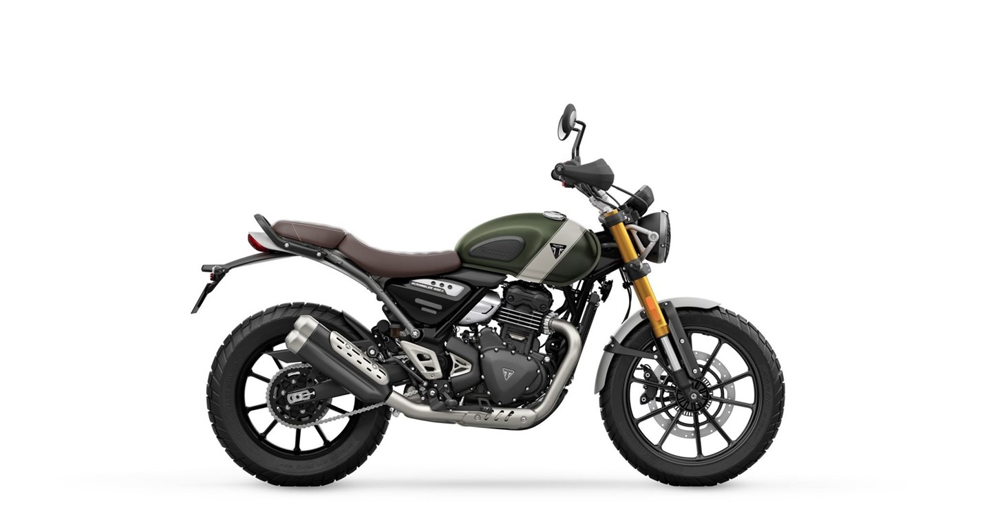 Verleihmotorrad Triumph Scrambler 400 X vom Händler Zweirad-Center Nuber GmbH
