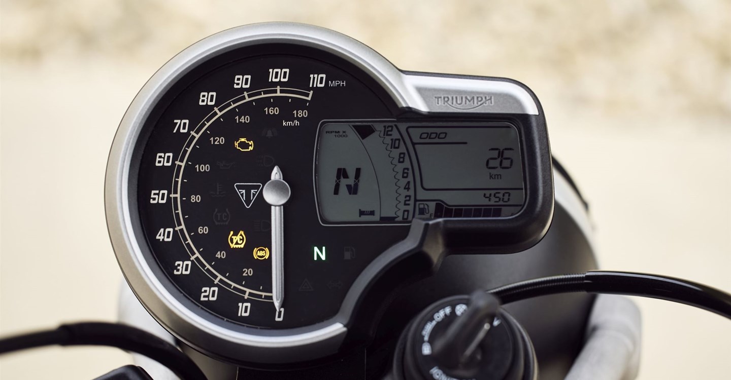 Verleihmotorrad Triumph Scrambler 400 X vom Händler Zweirad-Center Nuber GmbH