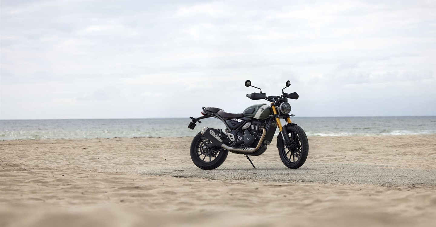 Verleihmotorrad Triumph Scrambler 400 X vom Händler Zweirad-Center Nuber GmbH