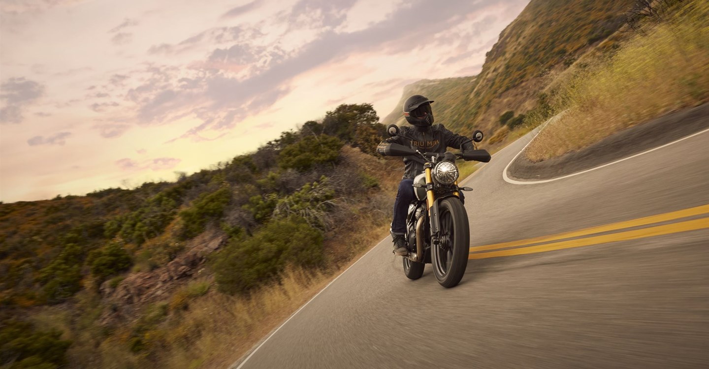 Verleihmotorrad Triumph Scrambler 400 X vom Händler Zweirad-Center Nuber GmbH