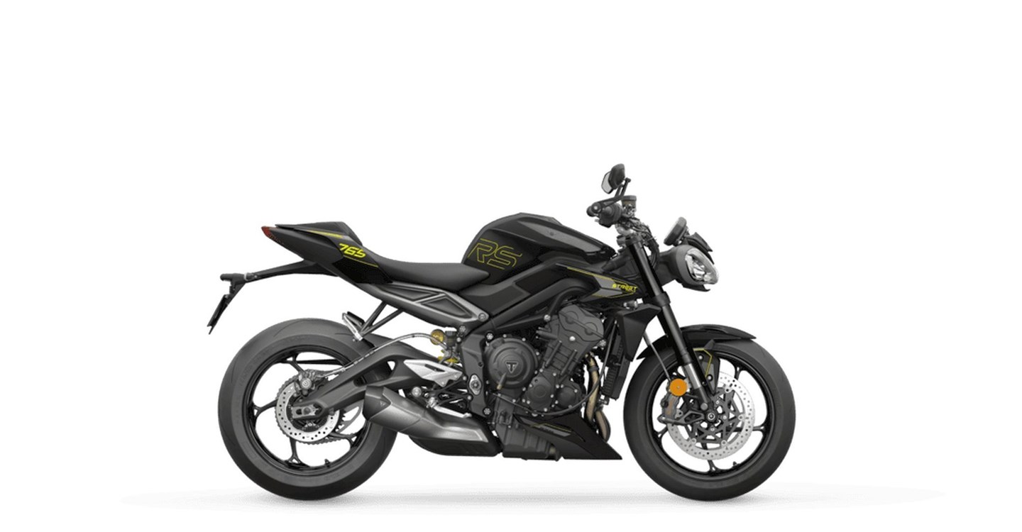 Verleihmotorrad Triumph Street Triple 765 RS vom Händler Warm Up Zweiradtechnik GmbH