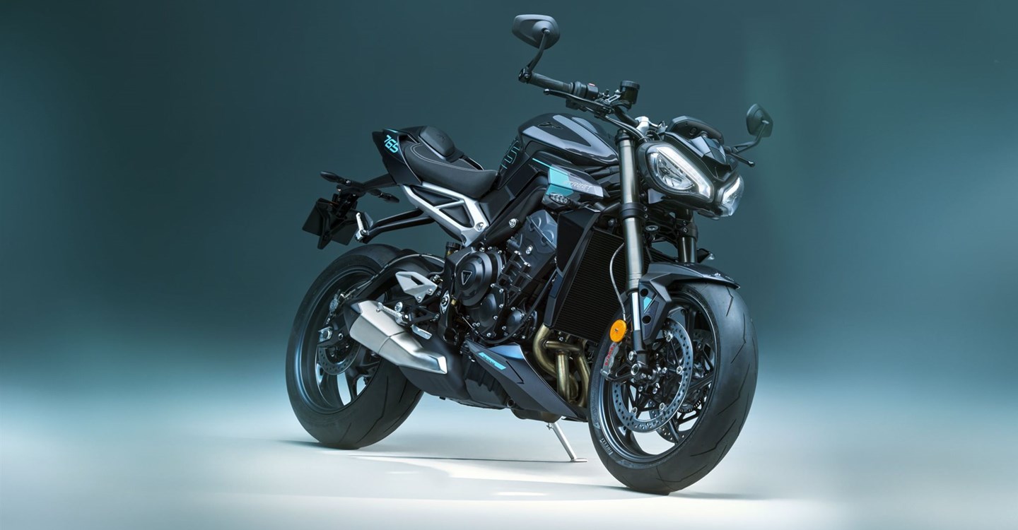 Verleihmotorrad Triumph Street Triple 765 RS vom Händler Warm Up Zweiradtechnik GmbH