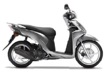 Verleihmotorrad Honda Vision 50 vom Händler Motorradhaus Granke GmbH Bild 1: Verleihmotorrad Honda Vision 50 vom Händler Motorradhaus Granke GmbH