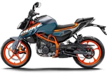 Verleihmotorrad KTM 390 Duke vom Händler Motorrad Dirnberger GmbH & Co. KG