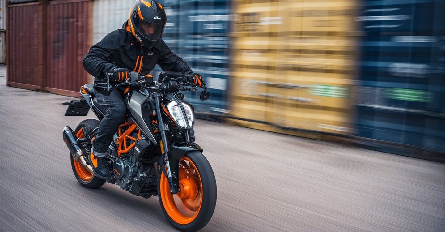 Verleihmotorrad KTM 390 Duke vom Händler Motorrad Dirnberger GmbH & Co. KG
