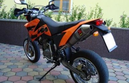 KTM 640 LC4 Supermoto Custom Bike