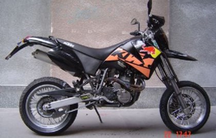 KTM 640 LC4 Supermoto Custom Bike