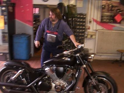 Umbgebautes Motorrad Honda VTX 1800 Bild 10: Umbgebautes Motorrad Honda VTX 1800