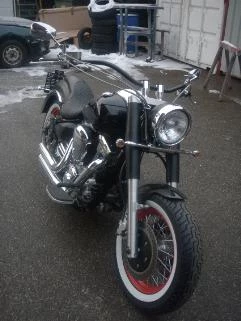 Umbgebautes Motorrad Yamaha XV 1600 Wild Star Bild 10: Umbgebautes Motorrad Yamaha XV 1600 Wild Star