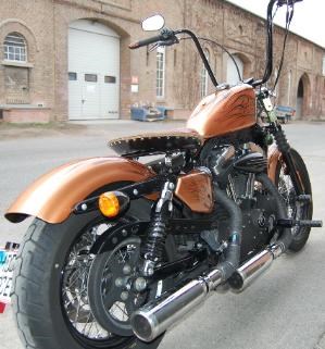 Umgebautes Motorrad Harley-Davidson Sportster XL 1200 N Nightster von HK-Technik Kemeter OG - Bild 6 Umgebautes Motorrad Harley-Davidson Sportster XL 1200 N Nightster von HK-Technik Kemeter OG - Bild 6