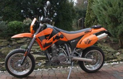 KTM 640 LC4 Supermoto Custom Bike KTM 640 LC4 Supermoto Custom Bike