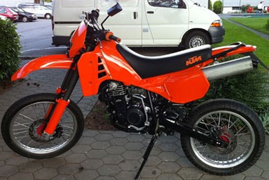 Umgebautes Motorrad KTM 600 LC4 von ztbenno - Bild 1 Umgebautes Motorrad KTM 600 LC4 von ztbenno - Bild 1