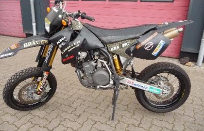 KTM 640 LC4 Supermoto Custom Bike