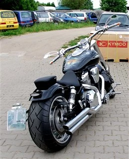 Umbgebautes Motorrad Honda VTX 1800 Bild 1: Umbgebautes Motorrad Honda VTX 1800