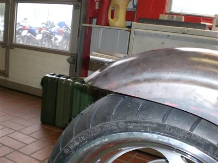 Umbgebautes Motorrad Honda VTX 1800 Bild 4: Umbgebautes Motorrad Honda VTX 1800