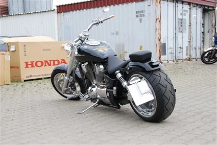 Umbgebautes Motorrad Honda VTX 1800 Bild 6: Umbgebautes Motorrad Honda VTX 1800