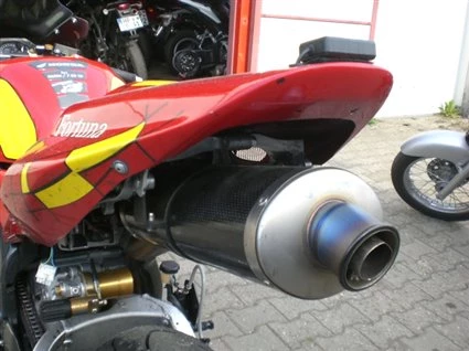 Umbgebautes Motorrad Honda CBR600RR Bild 7: Umbgebautes Motorrad Honda CBR600RR
