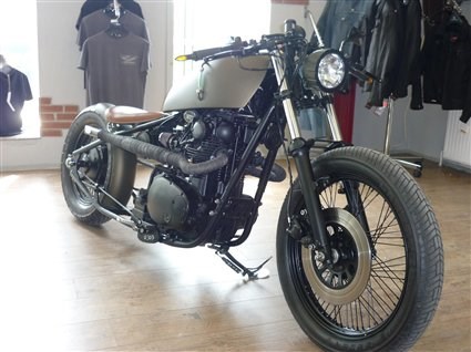 Umbgebautes Motorrad Yamaha XS 650