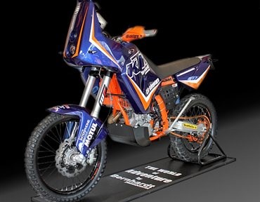 KTM 450 Rally Komplettumbau
