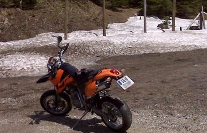 KTM 640 LC4 Supermoto Custom Bike