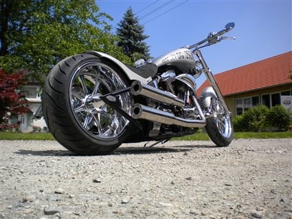 Umgebautes Motorrad Harley-Davidson Softail Fat Boy FLSTF von SMC-Styrian Motor Cycle - Bild 3 Umgebautes Motorrad Harley-Davidson Softail Fat Boy FLSTF von SMC-Styrian Motor Cycle - Bild 3