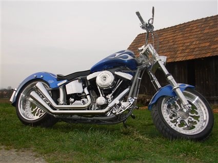 Umgebautes Motorrad Harley-Davidson Softail Fat Boy FLSTF von SMC-Styrian Motor Cycle - Bild 5 Umgebautes Motorrad Harley-Davidson Softail Fat Boy FLSTF von SMC-Styrian Motor Cycle - Bild 5