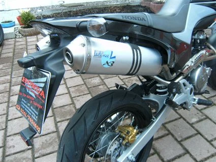 Umbgebautes Motorrad Honda FMX650 Bild 1: Umbgebautes Motorrad Honda FMX650