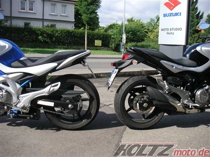 Umbgebautes Motorrad Suzuki SFV 650 Gladius Bild 1: Umbgebautes Motorrad Suzuki SFV 650 Gladius