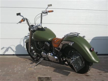 Umbgebautes Motorrad Yamaha XVS 650 Drag Star Classic Bild 2: Umbgebautes Motorrad Yamaha XVS 650 Drag Star Classic