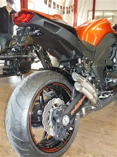 Umbgebautes Motorrad Kawasaki Z1000 Bild 7: Umbgebautes Motorrad Kawasaki Z1000