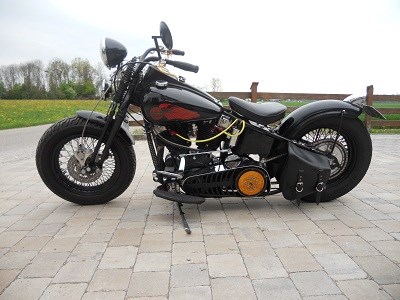 Umgebautes Motorrad Harley-Davidson Early Shovel von streetbob - Bild 1 Umgebautes Motorrad Harley-Davidson Early Shovel von streetbob - Bild 1